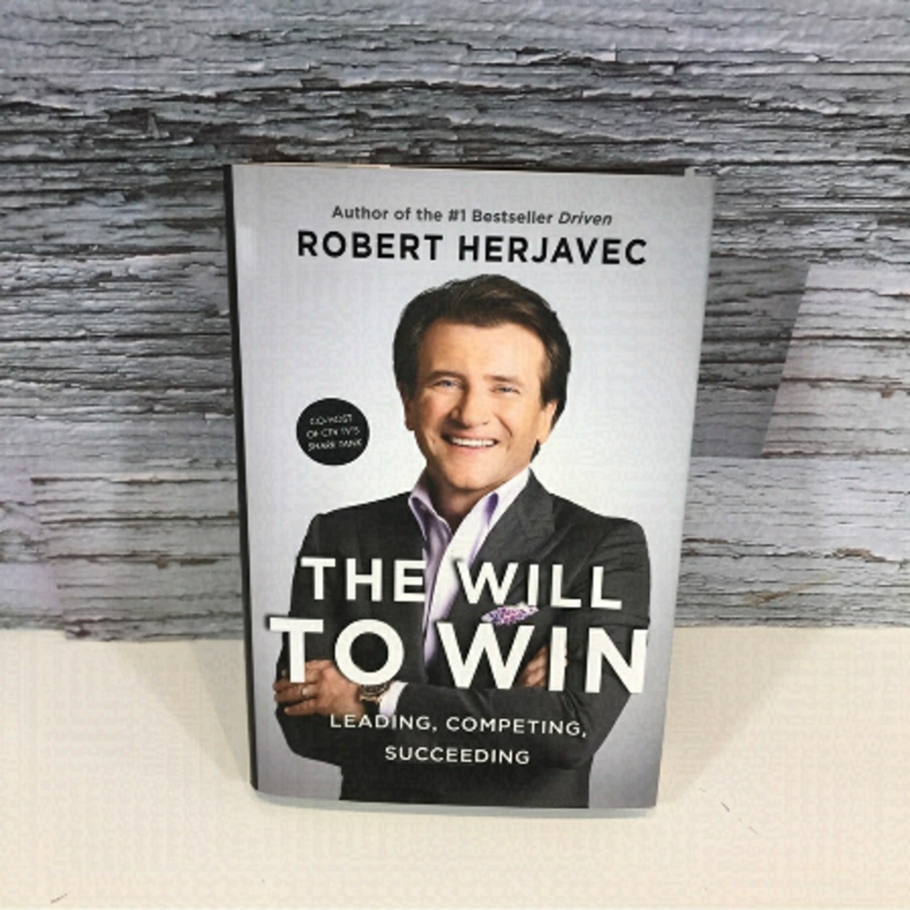 The Will to Win by Robert Herjavec SIGNED Shark Tank ABC CTV Business